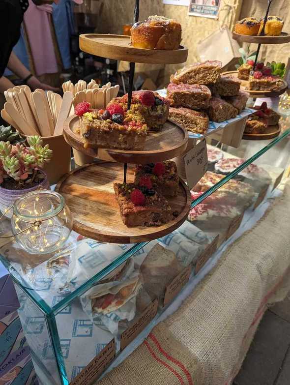 A photograph of food on sale at the Glasgow Coffee Festival 2024